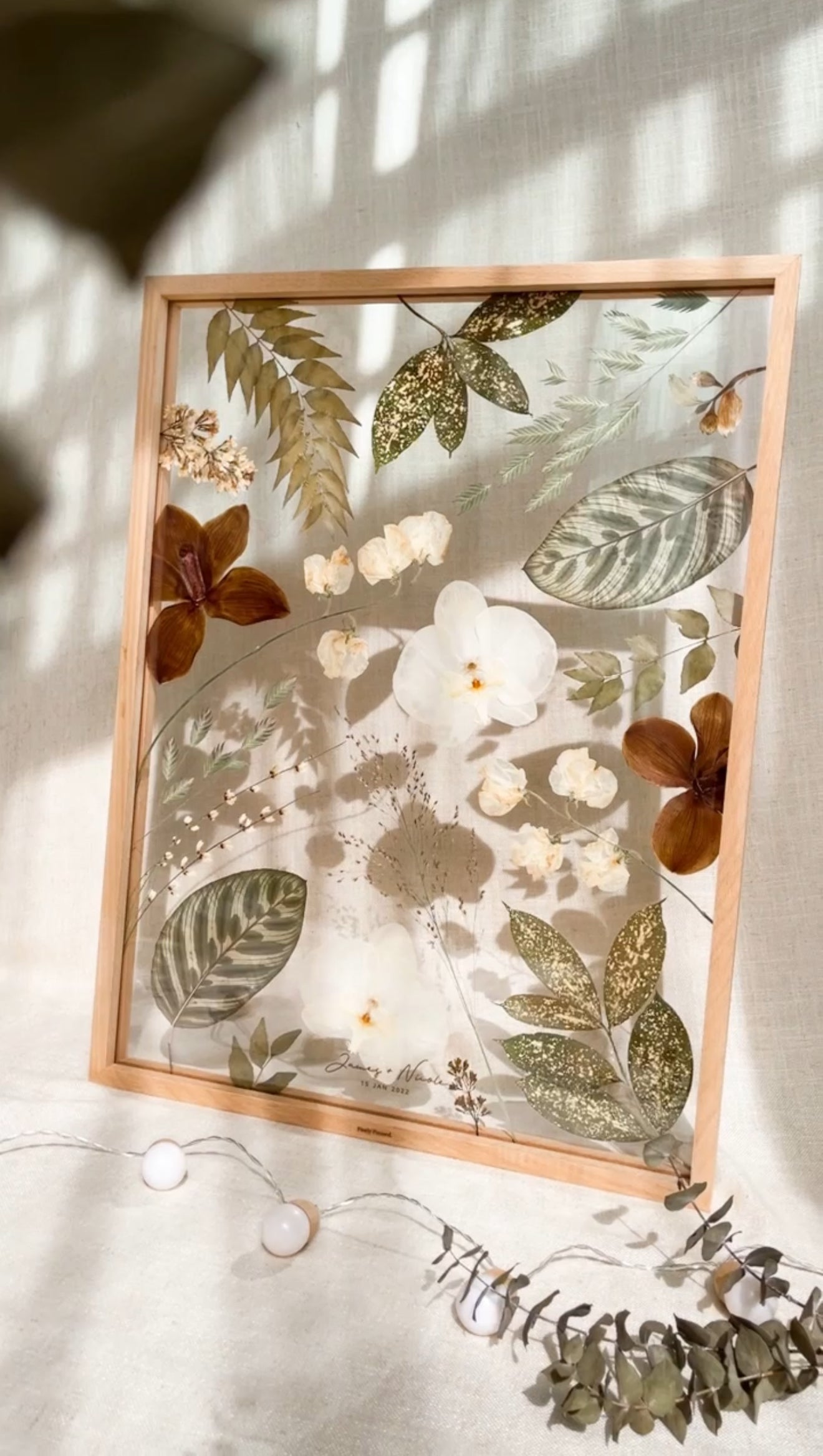 Bridal Bouquet Recreation Frame